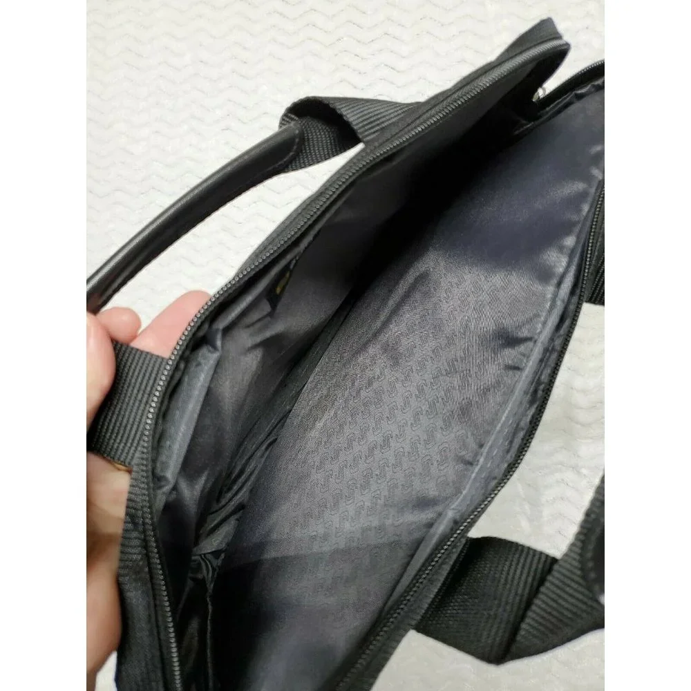 SOLO Ny Cla112-4 FLATIRON SLIM BRIEF city briefcase over the shoulder